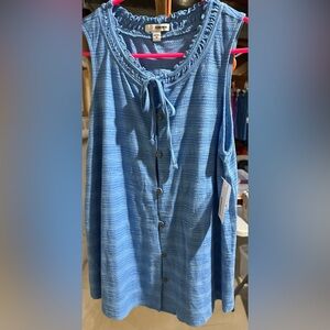 Sonoma Button Tank NWT SZ M